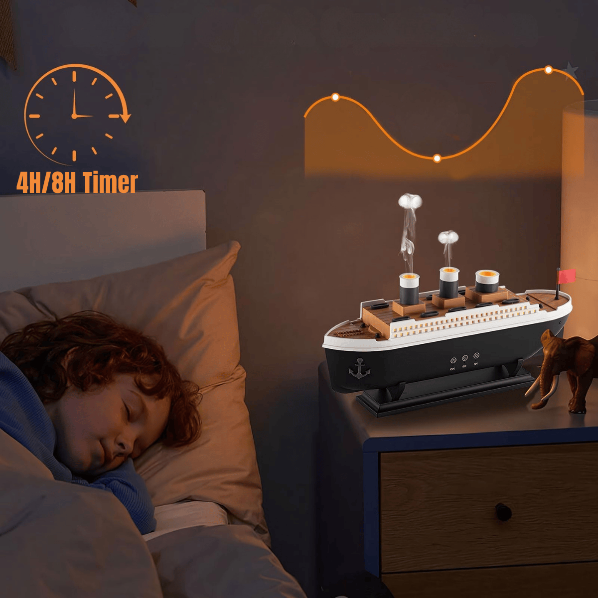 Diffuseur d'arôme bateau