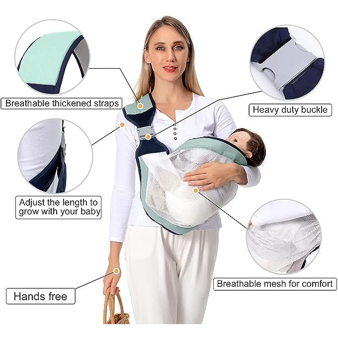 Pack Bébé 2 en 1 : Couverture Nid d’Ange + Porte-bébé Ergonomique